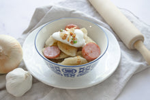 Load image into Gallery viewer, sauerkraut and potato perogies edmonton, Perogy Edmonton, Handmade perogy, Widynowski’s Sausage House, Ukrainian Edmonton, Edmonton delivery, perogy delivery Edmonton