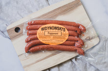 Load image into Gallery viewer, Edmonton made pepperoni, Gluten Free Edmonton, Sausage Edmonton, Widynowski’s Sausage House, Ukrainian Sausage, Ukrainian Edmonton, Edmonton delivery
