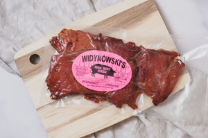 spicy pork jerky edmonton, Ukrainian Edmonton, Edmonton delivery, Widynowski’s Sausage House, Edmonton delivery